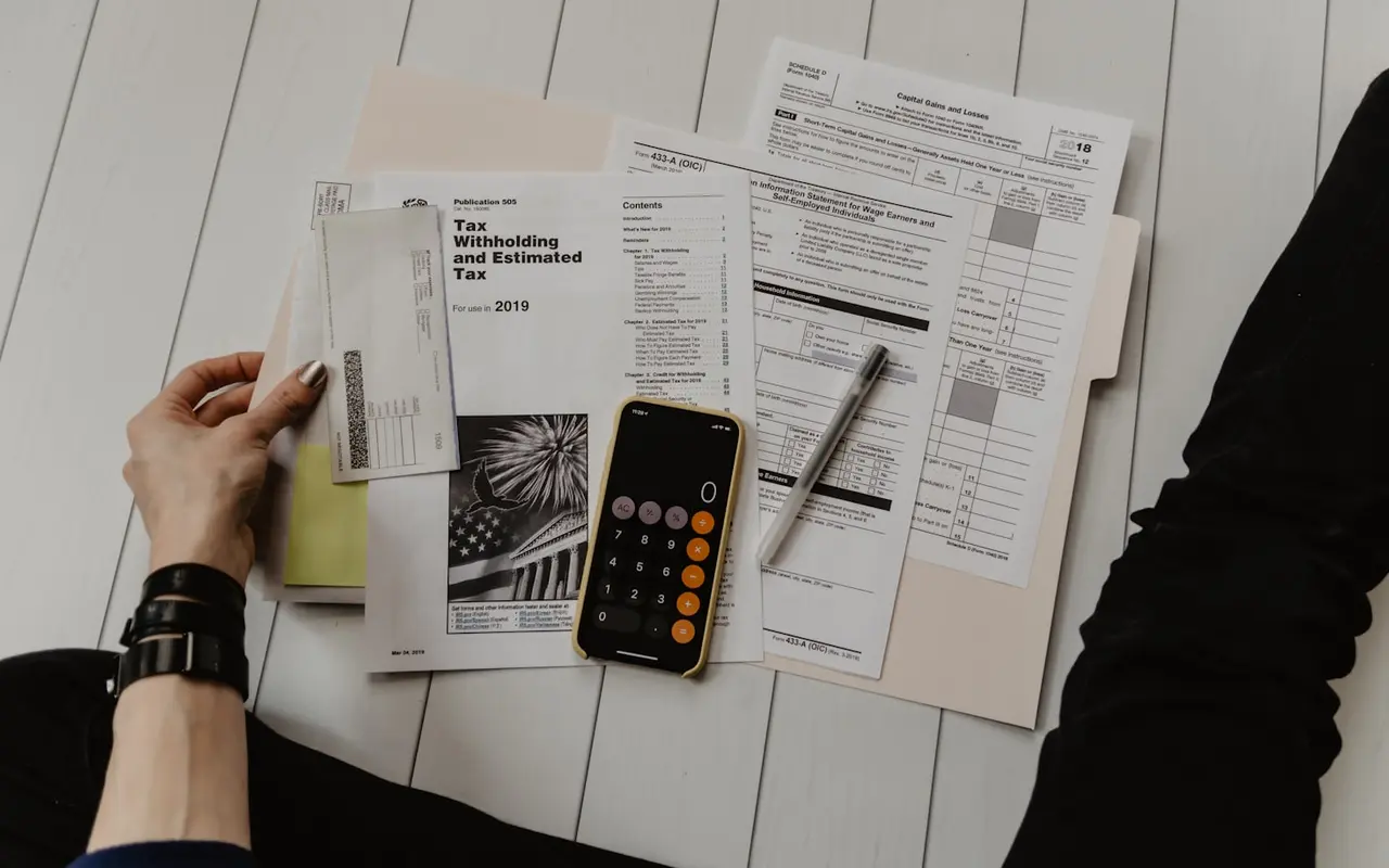 Tax paperwork for a bi-state vehicle sale
